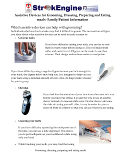 Assistive Devices for Grooming, Dressing, Preparing