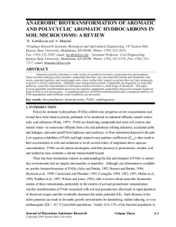 anaerobic biotransformation of aromatic and polycyclic aromatic