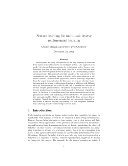 Feature learning for multi-task inverse