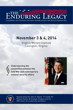 2014 The Enduring Legacy program