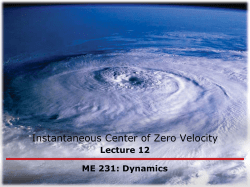 Instantaneous Center of Zero Velocity