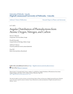 Angular Distribution of Photoelectrons from Atomic Oxygen, Nitrogen