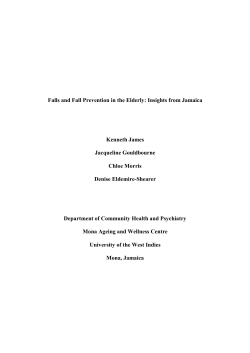Falls and Fall Prevention in the Elderly