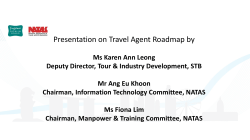 TAIF Presentation Slides - Singapore Tourism Board