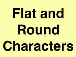 Flat Characters - Norwell Public Schools