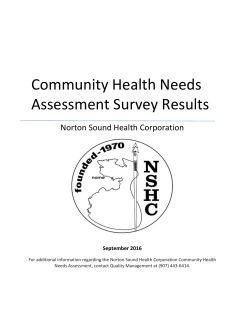 NSHC Community Health Needs Assessment