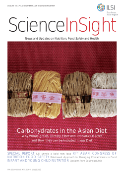 Carbohydrates in the Asian Diet