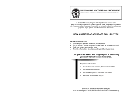 Our goal is to assist and support you in protecting yourself