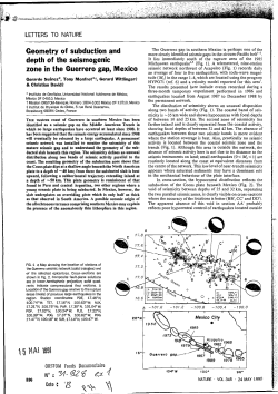 Geometry of subduction and depth of the seismogenic zone in the