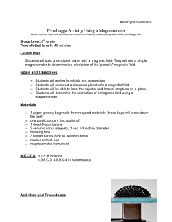 Terrabagga Activity Using a Magnetometer