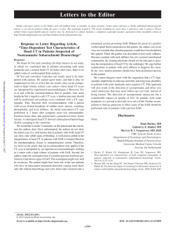 Letters to the Editor