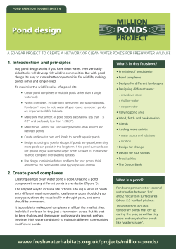 Factsheet 4 - Freshwater Habitats Trust