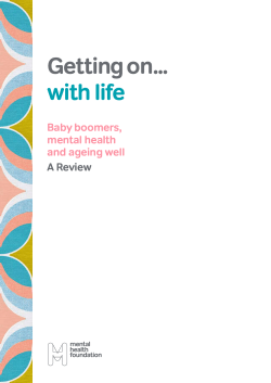 Getting on... with life - Mental Health Foundation