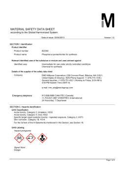 material safety data sheet