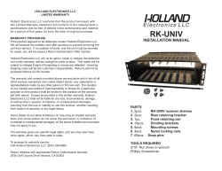 RK-UNIV - Holland Electronics
