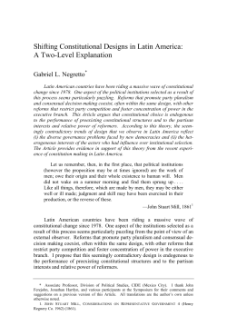 How institutions change