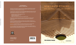 India`s water economy - Open Knowledge Repository