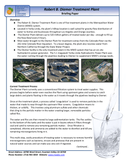 Robert B. Diemer Treatment Plant