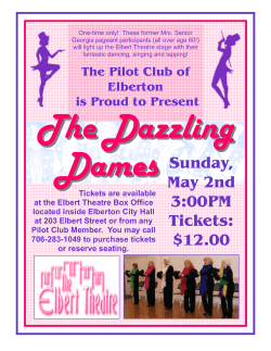 Dazzling Dames Flyer