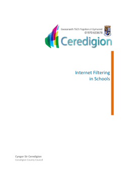 Internet Filtering in Schools