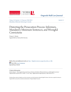 Distorting the Prosecution Process