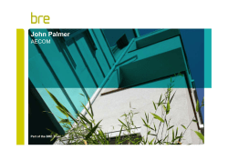 Building services compliance guides, John Palmer, AECOM
