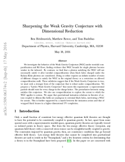 Sharpening the Weak Gravity Conjecture with