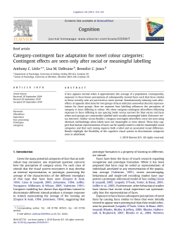 Category-contingent face adaptation for novel colour categories