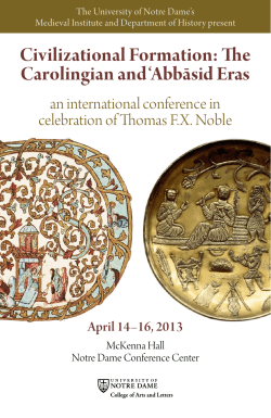 Carolingian Abbasid Conference Program-FINAL