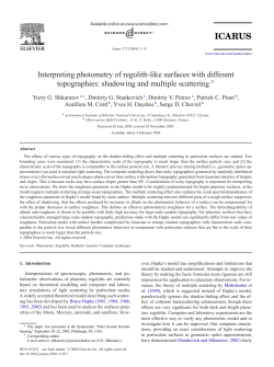 Interpreting photometry of regolith