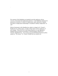 St. Vincent`s Special Needs