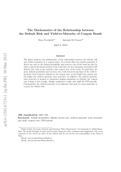 The Mathematics of the Relationship between the Default Risk and