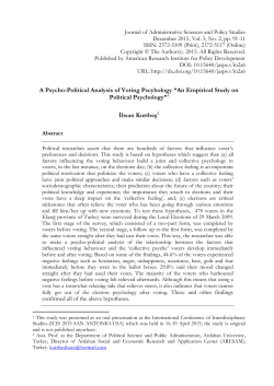 Full Text  - Journal of Administrative Sciences and Policy Studies