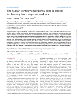 The human ventromedial frontal lobe is critical for