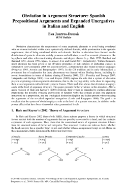 complete paper - Cascadilla Proceedings Project
