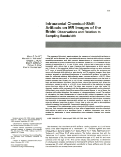 Intracranial Chemical-Shift Artifacts on MR Images of the