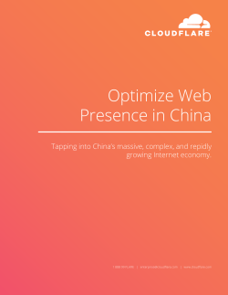Optimize Web Presence in China