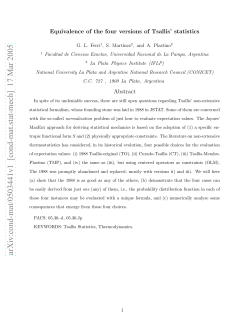 Equivalence of the four versions of Tsallis statistics