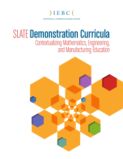 Mathematics, Engineering and Manufacturing