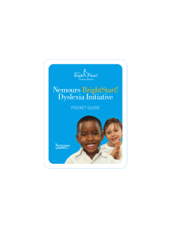 Nemours BrightStart! Dyslexia Initiative