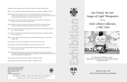 Our Friend, the Sun: Images of Light Therapeutics fro the Osler