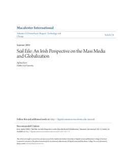 SÃºil Eile: An Irish Perspective on the Mass Media and Globalization