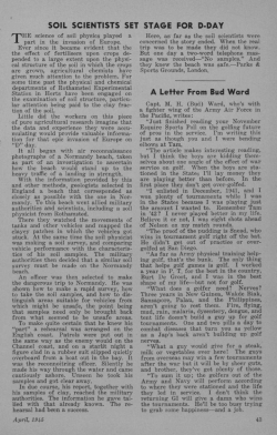 SOIL SCIENTISTS SET STAGE FOR D