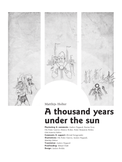 A thousand years under the sun