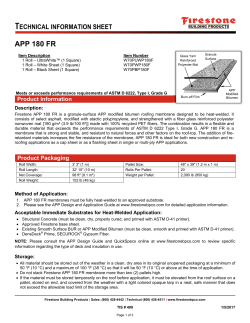 APP 180 FR - Firestone Technical Database