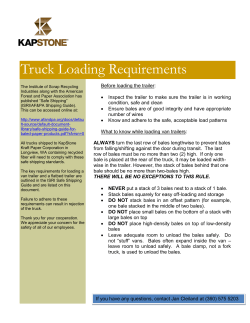 Truck Loading Requirements