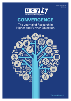 convergence - Yeovil College University Centre