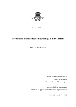 Mechanisms of masked semantic priming: A meta