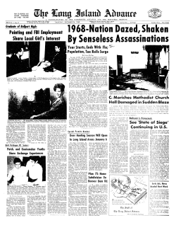 1968-Nation Dazed, Shaken By Senseless Assassinations