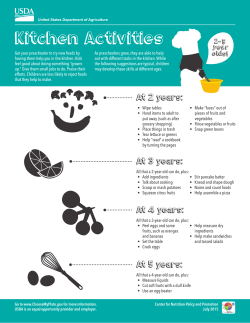 Kitchen Activities for 2